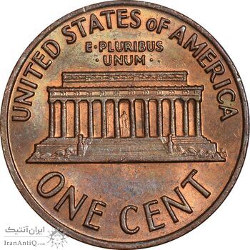 سکه 1 سنت 1972 لینکلن - AU55 - آمریکا