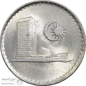 سکه 5 سن 1973 پادشاهی انتخابی - MS63 - مالزی