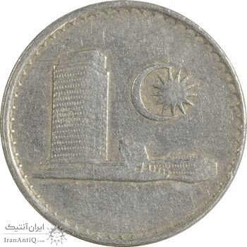 سکه 10 سن 1976 پادشاهی انتخابی - EF40 - مالزی