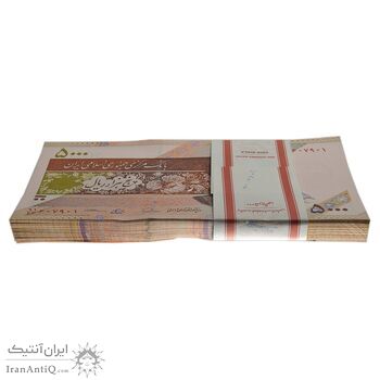 بسته اسکناس 5000 ریال امام (طیب نیا - سیف) - UNC - جمهوری اسلامی