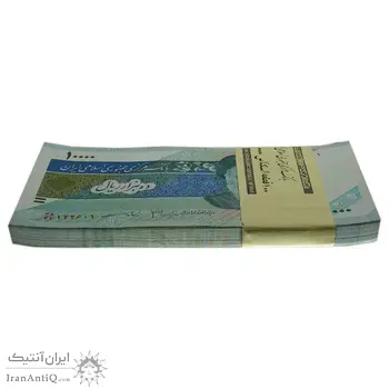 بسته اسکناس 10000 ریال امام (جعفری - مظاهری) - UNC - جمهوری اسلامی