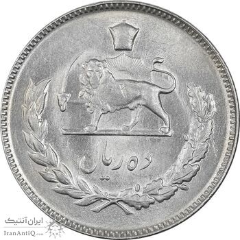 سکه 10 ریال 1350 - MS61 - محمد رضا شاه سکه 10 ریال 1350 - MS61 - محمد رضا شاه