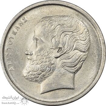 سکه 5 دراخما 1978 جمهوری سوم - MS61 - یونان سکه 5 دراخما 1978 جمهوری سوم - MS61 - یونان