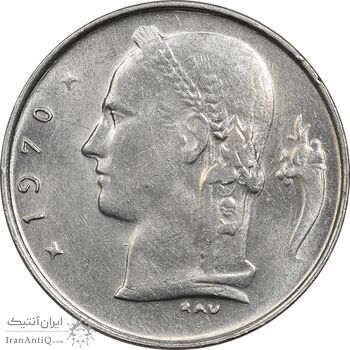 سکه 1 فرانک 1970 بودئون یکم (نوشته هلندی) - MS61 - بلژیک