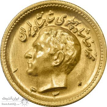 سکه طلا یک پهلوی 1330 (ضرب برجسته) - MS63 - محمد رضا شاه