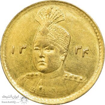 سکه طلا 2000 دینار 1334 تصویری - MS63 - احمد شاه سکه طلا 2000 دینار 1334 تصویری - MS63 - احمد شاه