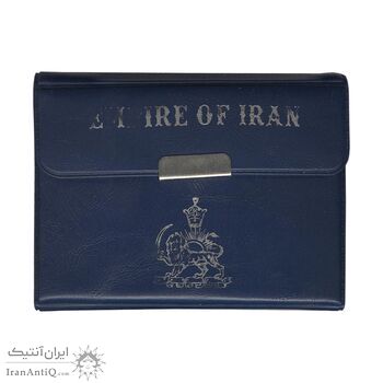 مدال نقره 75 ریال جشنهای 2500 ساله 1350 (با کاور فابریک) - PF65 - محمد رضا شاه