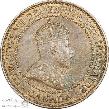 سکه 1 سنت 1910 ادوارد هفتم - EF40 - کانادا سکه 1 سنت 1910 ادوارد هفتم - EF40 - کانادا