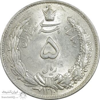 سکه 5 ریال 1310 - MS63 - رضا شاه سکه 5 ریال 1310 - MS63 - رضا شاه