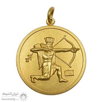 مدال آویز ستاد ارتشتاران (کماندار) طلایی - UNC - محمدرضا شاه