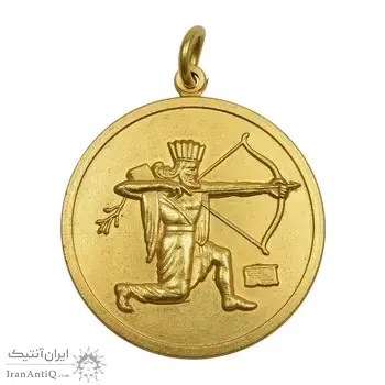 مدال آویز ستاد ارتشتاران (کماندار) طلایی - UNC - محمدرضا شاه