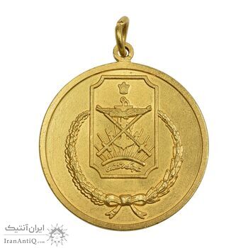 مدال آویز ستاد ارتشتاران (کماندار) طلایی - UNC - محمدرضا شاه