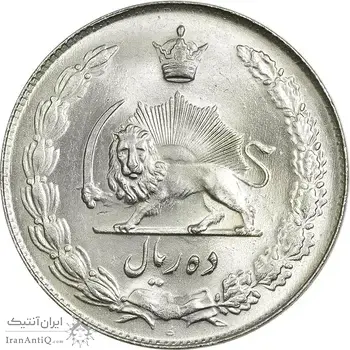 سکه 10 ریال 1338 - MS65 - محمد رضا شاه