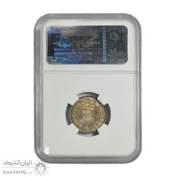 سکه 100 دینار 1319 - MS65 - مظفرالدین شاه