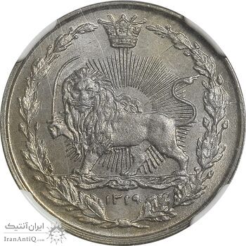 سکه 100 دینار 1319 - MS65 - مظفرالدین شاه