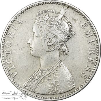 سکه 1 روپیه 1890 ویکتوریا - EF40 - هند