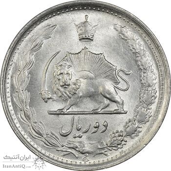 سکه 2 ریال 1340 - MS64 - محمد رضا شاه