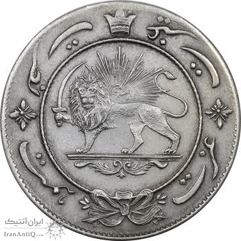 مدال نقره عزت غیرت 1337 - AU50 -  احمد شاه