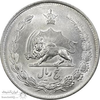 سکه 5 ریال 1310 - MS62 - رضا شاه سکه 5 ریال 1310 - MS62 - رضا شاه