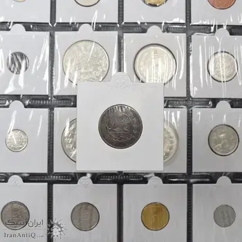 سکه 1 شاهی بدون تاریخ - F15 - ناصرالدین شاه
