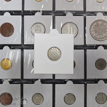 سکه شاهی 1332 (تاریخ زیر پای شیر) - MS63 - احمد شاه سکه شاهی 1332 (تاریخ زیر پای شیر) - MS63 - احمد شاه