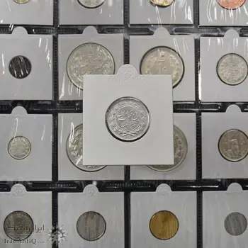 سکه 1000 دینار 1305 رایج - MS61 - رضا شاه