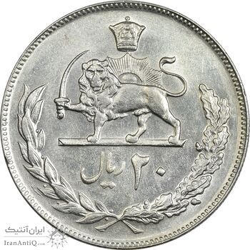 سکه 20 ریال 1353 - MS61 - محمد رضا شاه سکه 20 ریال 1353 - MS61 - محمد رضا شاه