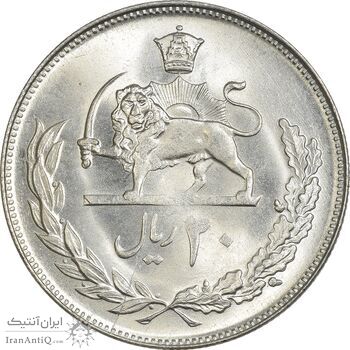 سکه 20 ریال 1352 (عددی) - MS64 - محمد رضا شاه سکه 20 ریال 1352 (عددی) - MS64 - محمد رضا شاه