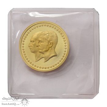 مدال طلا 2.5 گرمی بانک ملی - PF67 - محمد رضا شاه