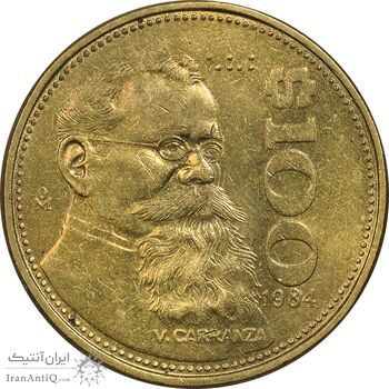 سکه 100 پزو 1984 ایالات متحده - AU58 - مکزیک سکه 100 پزو 1984 ایالات متحده - AU58 - مکزیک