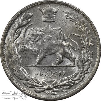سکه 2000 دینار 1306T تصویری - MS64 - رضا شاه سکه 2000 دینار 1306T تصویری - MS64 - رضا شاه