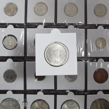 سکه 2000 دینار 1306L تصویری - MS63 - رضا شاه