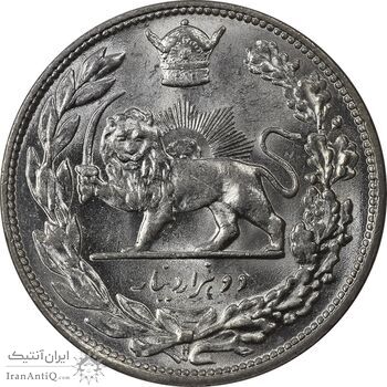 سکه 2000 دینار 1306H تصویری - MS63 - رضا شاه سکه 2000 دینار 1306H تصویری - MS63 - رضا شاه