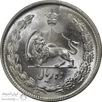 سکه 10 ریال 1323 - MS64 - محمد رضا شاه سکه 10 ریال 1323 - MS64 - محمد رضا شاه