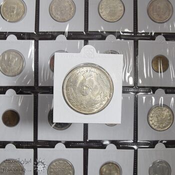 سکه 5000 دینار 1343 تصویری (بدون یقه) - MS62 - احمد شاه سکه 5000 دینار 1343 تصویری (بدون یقه) - MS62 - احمد شاه