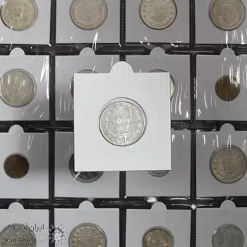 سکه 1000 دینار 1328 خطی - MS63 - احمد شاه