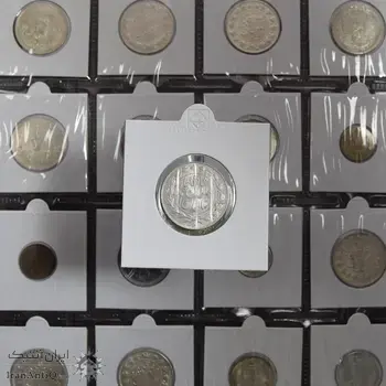 سکه 1000 دینار 1330 خطی - MS64 - احمد شاه