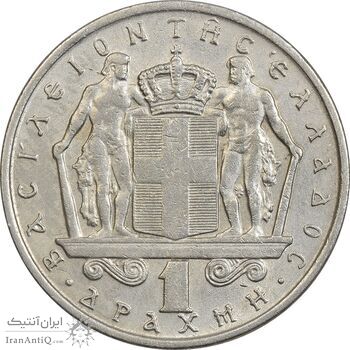 سکه 1 دراخما 1967 کنستانتین دوم - EF40 - یونان سکه 1 دراخما 1967 کنستانتین دوم - EF40 - یونان