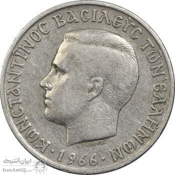 سکه 5 دراخما 1966 کنستانتین دوم - VF35 - یونان سکه 5 دراخما 1966 کنستانتین دوم - VF35 - یونان