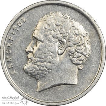 سکه 10 دراخما 1994 جمهوری سوم - EF45 - یونان سکه 10 دراخما 1994 جمهوری سوم - EF45 - یونان