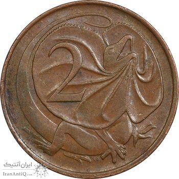 سکه 2 سنت 1966 الیزابت دوم - EF45 - استرالیا