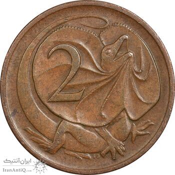 سکه 2 سنت 1977 الیزابت دوم - EF45 - استرالیا