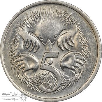 سکه 5 سنت 1980 الیزابت دوم - MS61 - استرالیا سکه 5 سنت 1980 الیزابت دوم - MS61 - استرالیا