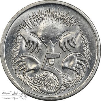 سکه 5 سنت 2001 الیزابت دوم - MS63 - استرالیا سکه 5 سنت 2001 الیزابت دوم - MS63 - استرالیا
