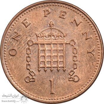 سکه 1 پنی 2006 الیزابت دوم - MS62 - انگلستان