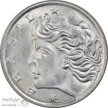 سکه 5 سنتاوو 1977 جمهوری فدراتیو - AU58 - برزیل