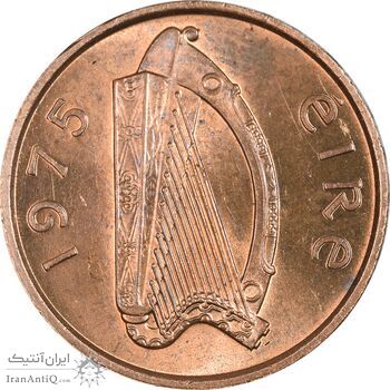 سکه 1 پنی 1975 جمهوری - MS63 - ایرلند