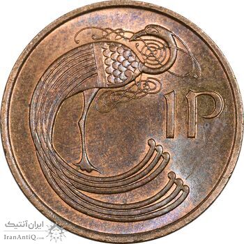 سکه 1 پنی 1975 جمهوری - MS62 - ایرلند