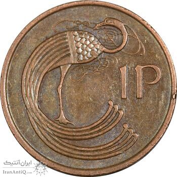 سکه 1 پنی 1975 جمهوری - AU58 - ایرلند