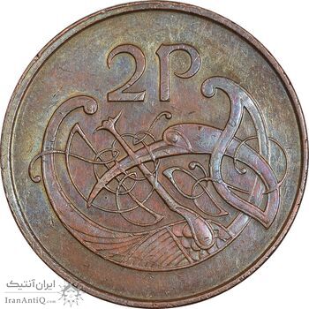 سکه 2 پنس 1995 جمهوری - EF45 - ایرلند